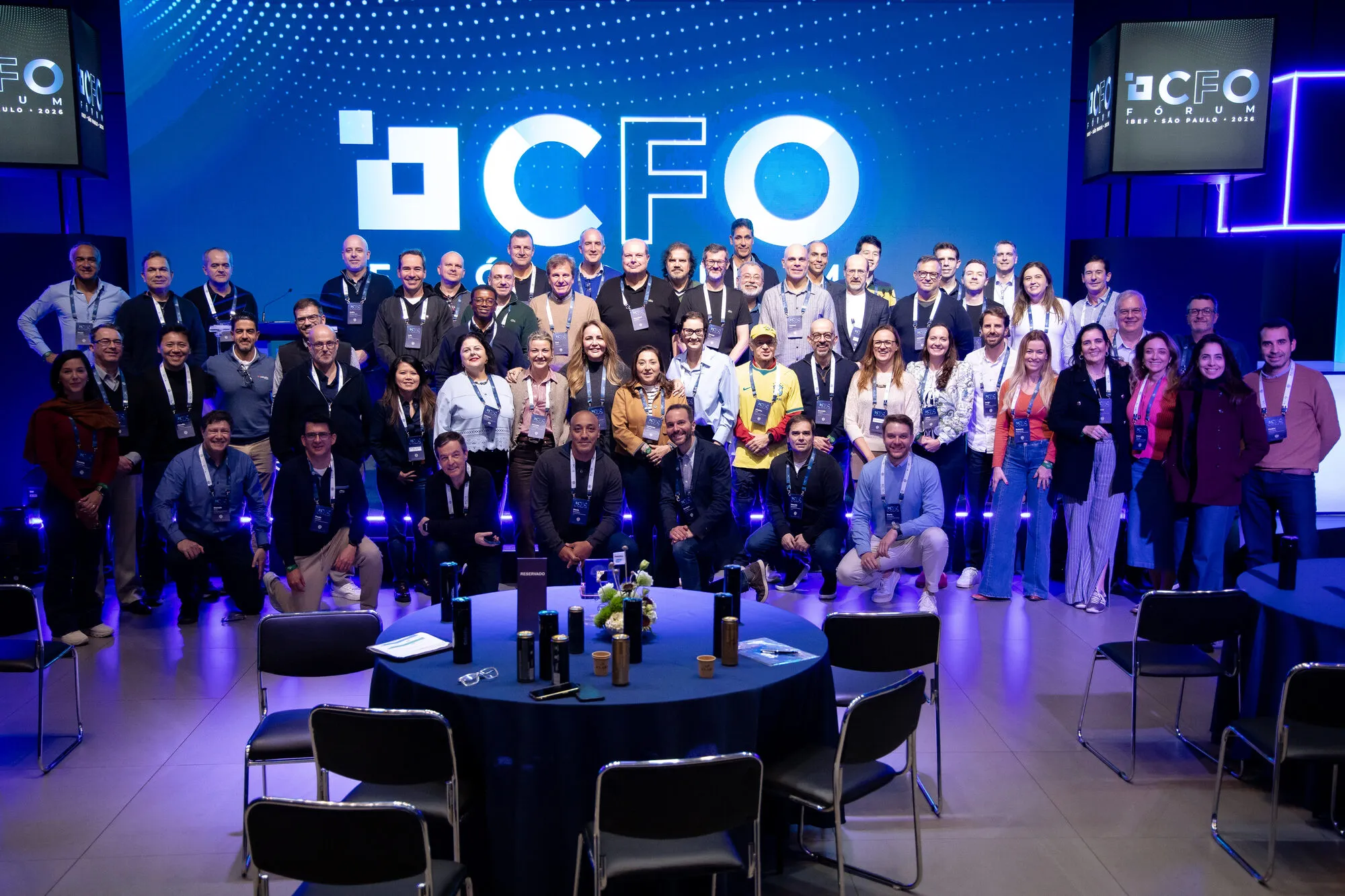 Plateia executiva no CFO Fórum · IBEF São Paulo
