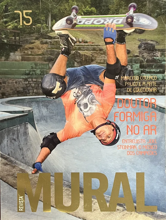 Mural: capa: “Doutor Formiga no ar”